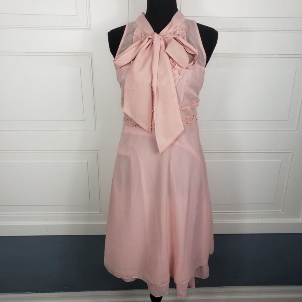 Farinelli Pink Pussycat Bow Dress
